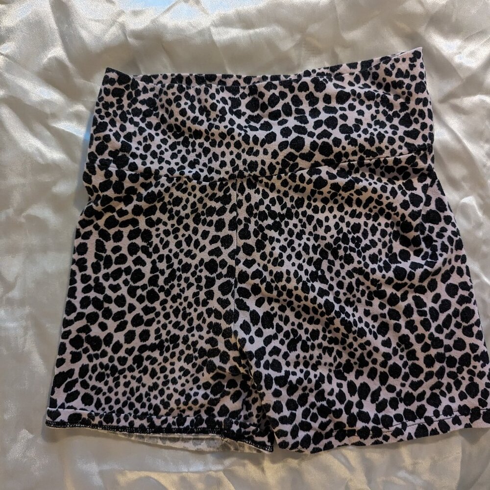 Leopard Print Booty Shorts
